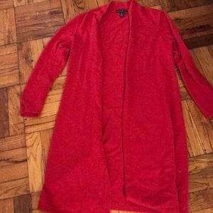 Chico’s black label cashmere long cardigan